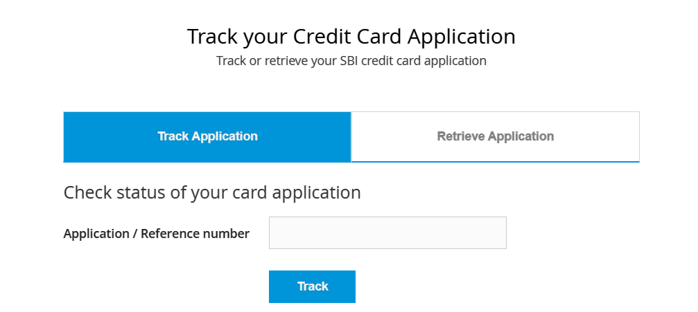 track-sbi-credit-card-application